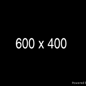 A black screen with the number 6 0 0 x 4 0 0